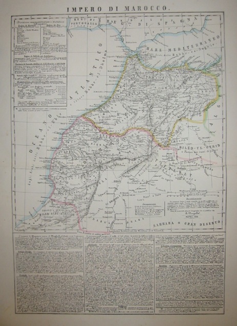 Marzolla Benedetto Impero di Marocco 1854 Napoli